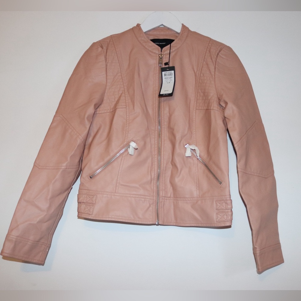 Vero Moda | Pink Moto Jacket Size Medium New